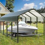 Spacious 12x20 FT Heavy Duty Metal Carport