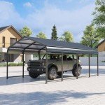 Spacious Metal Carport Canopy for Cars and Boats