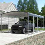 12x20 FT Heavy-Duty Metal Carport Canopy
