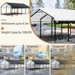 Durable Metal Carport Canopy for Vehicles