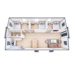 40ft Mobile Tiny Home with 3 Bedrooms