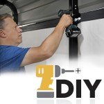Compact Galvanized Steel Carport with Enclosure 10' x 29