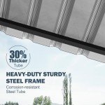 Spacious 14'x30' RV Carport - Weather-Resistant Shelter