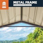 Sturdy 14x30 FT Metal Carport for RVs & More