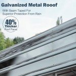Spacious 14'x30' RV Carport - Weather-Resistant Shelter