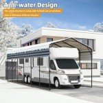 Spacious 14'x30' RV Carport - Weather-Resistant Shelter