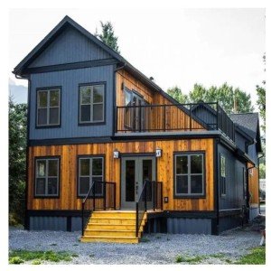 Expandable 2-Bedroom Prefab Container Home with Terrace