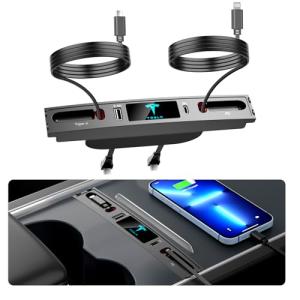 Multi-Port USB Charger for Tesla Model 3/Y