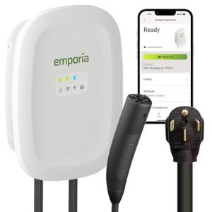 Emporia Level 2 EV Charger - 48 Amp, 25ft Cable