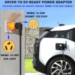 30A to 50A EV Charger Adapter for Tesla