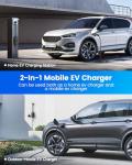 Level 2 Portable EV Charger with 25FT Cable