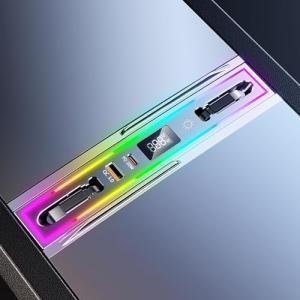 Tesla USB Hub with RGB Light and 4 Ports