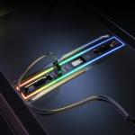 Tesla USB Hub with RGB Light and 4 Ports