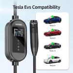 Unitek Level 2 Portable 40A Tesla Charger