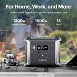 Dabbsson 1330Wh Portable Solar Power Station Bundle