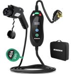 40A Level 2 Portable EV Charger with 25ft Cable