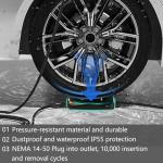 40A Level 2 Portable EV Charger with 25ft Cable