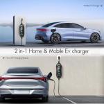 40A Level 2 Portable EV Charger with 25ft Cable