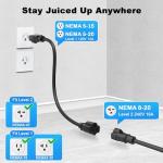 Veiphlox Portable 16A EV Charger with 25ft Cable