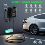 GRECELL 240V Tesla Wall Charger with WiFi