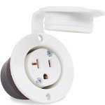 20 AMP NEMA 5-20R EV Charger Outlet Socket