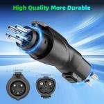 Tesla to J1772 Adapter - 80A, 250V Converter