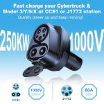 Nicxz 4-in-1 Tesla Charging Adapter for All Models