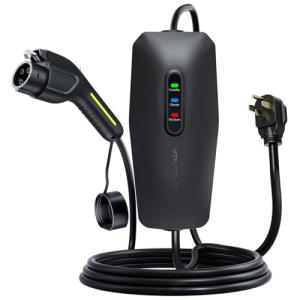 Portable 32A Level 2 EV Charger with 20FT Cable