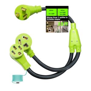 30 Amp Dryer Y Splitter for EV Charging