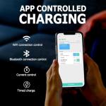 Smart Level 2 EV Charger, 40 Amp, 25 Ft Cable