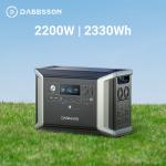 Portable 2330Wh Solar Generator for Camping