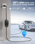 EVDANCE 16A Portable EV Charger with 25FT Cable
