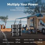 1330Wh Portable Solar Power Station with 210W Panel