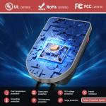 TopAutoGear Level 2 EV Charger with App Control