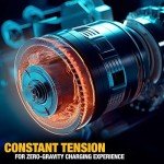 DEWALT EV Charger with Retractable Cable Management