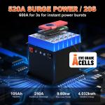 36V Lithium 105Ah Battery for Golf Carts and EVs