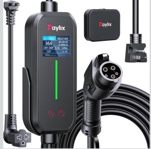 Raylix Portable EV Charger with Dual Adapters