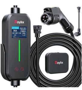 Raylix Portable EV Charger with Dual Adapters