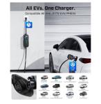 Portable EV Charger, 16Amp Adjustable Current, 110V-240V