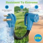 NEMA 6-50P to 14-50R EV Charger Adapter