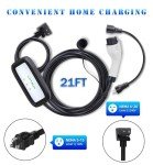 Liftsun Portable Level 1+2 EV Charger, 16 Amp