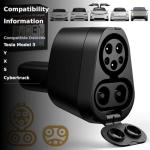 Autodecor 2-in-1 CCS & J1772 to Tesla Adapter