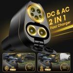 Autodecor 2-in-1 CCS & J1772 to Tesla Adapter