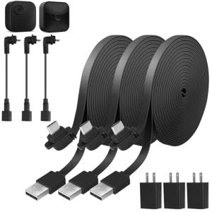 30ft Power Cable & Adapter for Blink Cameras