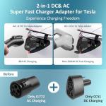 CCS & J1772 to Tesla Fast Charging Adapter