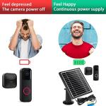 Solar Panel Charger for Blink Doorbells and Cams