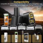 Autodecor 2-in-1 CCS & J1772 to Tesla Adapter