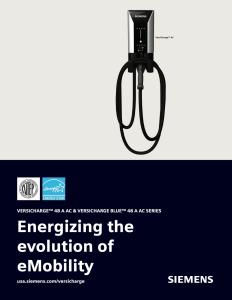 SIEMENS VersiCharge 48A EV Wall Charger