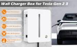 Tesla and ChargePoint EV Charger Station Box