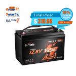 LiTime 12V 165Ah Bluetooth LiFePO4 Battery